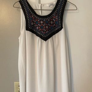 Charming Charlie sleeveless blouse
